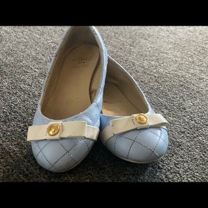 Janie and Jack Quilted Bow Flat Shoes